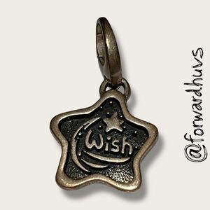Sterling Silver Star Pendant – “Wish” & Make-A-Wish Foundation – Marked 925 - 5.
